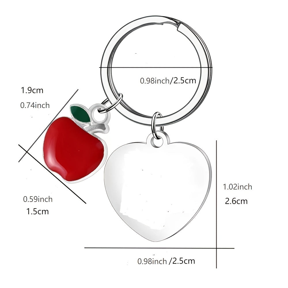 Engraved Stainless Steel Keychain Pendant Graduation Gift