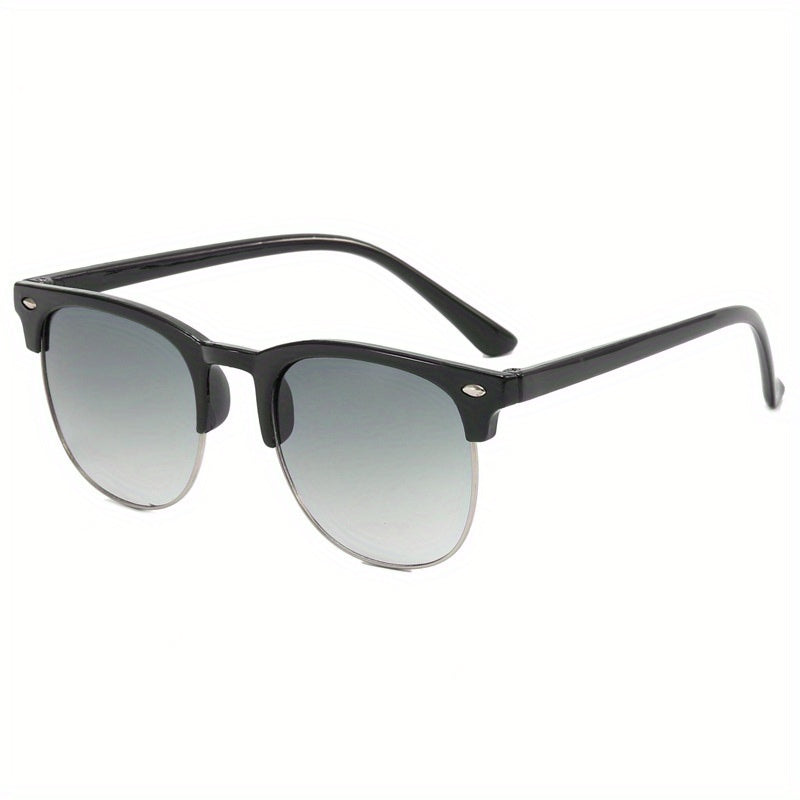 Y2K Half Frame Sunglasses Sun Protection Party Gift Travel Accessories