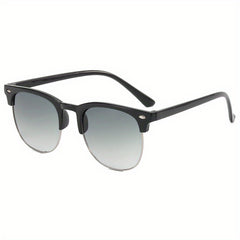 Y2K Half Frame Sunglasses Sun Protection Party Gift Travel Accessories