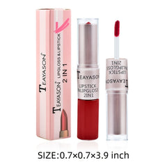 Long Lasting Nude Velvet Lipstick Matte Lip Gloss for Women