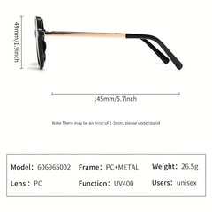Men's HD Anti-UV Square Sunglasses with Glasses Box & Cloth