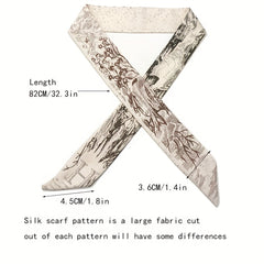 Stylish Print Silk For Decoration Classic Accessories Tote Bag