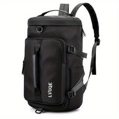 Large Capacity Travel Duffle Backpack with Shoes Compartment