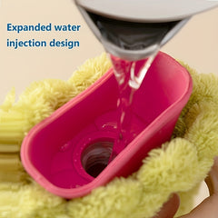 Large Capacity Hot Water Bag with Lid Plush Winter Hot Water Bag