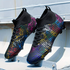 Professional High Top Anti Skid Soccer Cleats for Boys