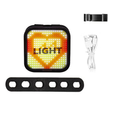 USB Rechargeable LED Bike Tail Light for Safety and Visibility