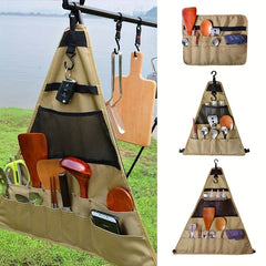 Portable Outdoor Tableware Storage Bag for Camping