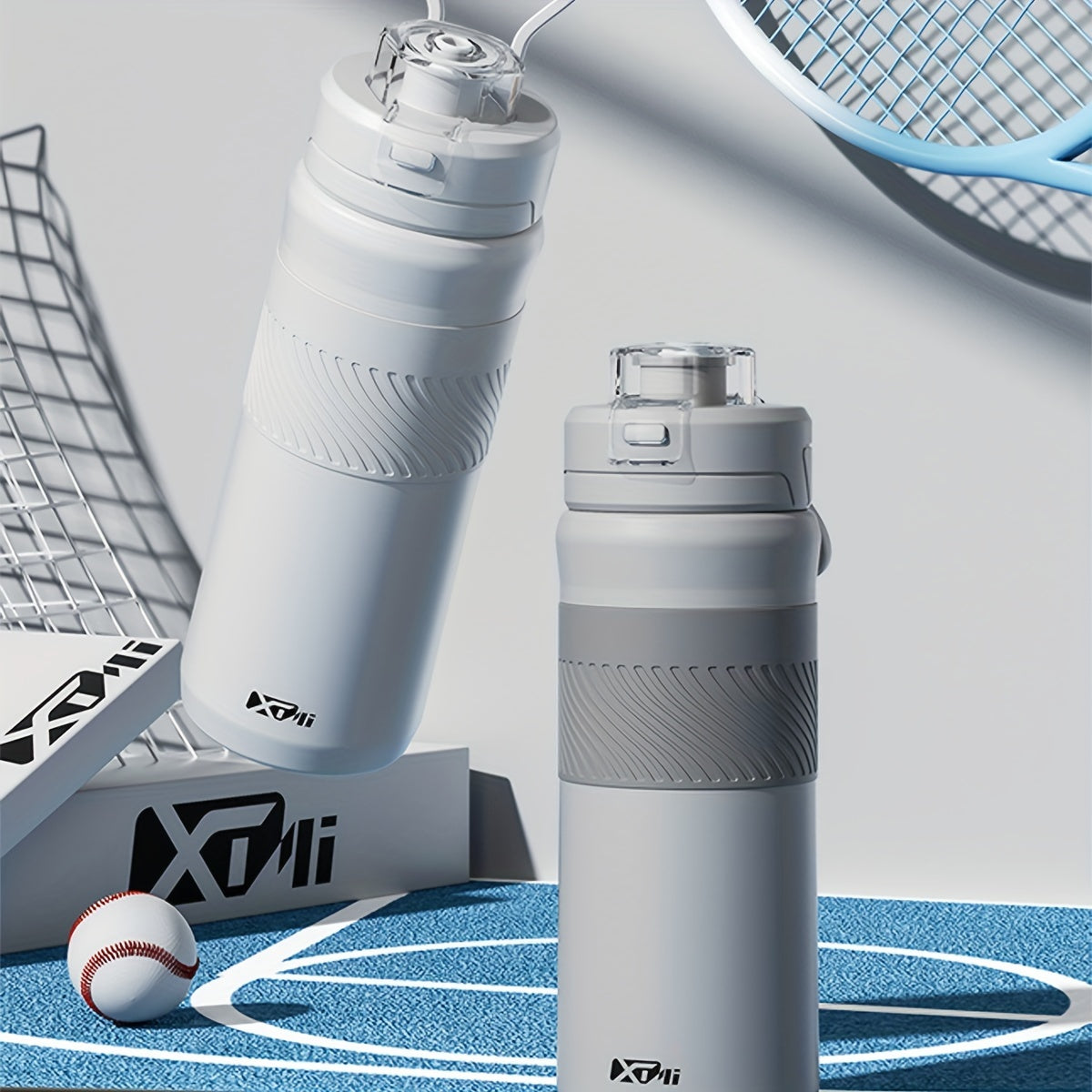 316 Stainless Steel Sports Water Bottle 600ml Portable Fitness Cup