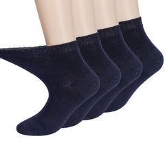 4 Pairs Bamboo Ankle Diabetic Socks Women's Stock