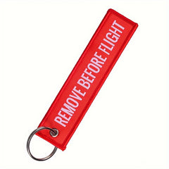 Remove Before Flight Keychain Bag Pendant