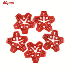 50pcs 12.7cm Tile Spacer Plastic Ceramic Gap Locator Cross Reusable Tool