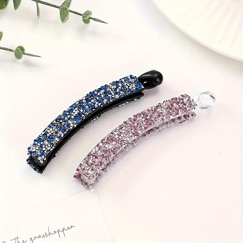 Diamond Pearl Hair Clip Elegant Hairpin Accessory