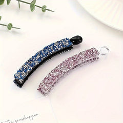 Diamond Pearl Hair Clip Elegant Hairpin Accessory