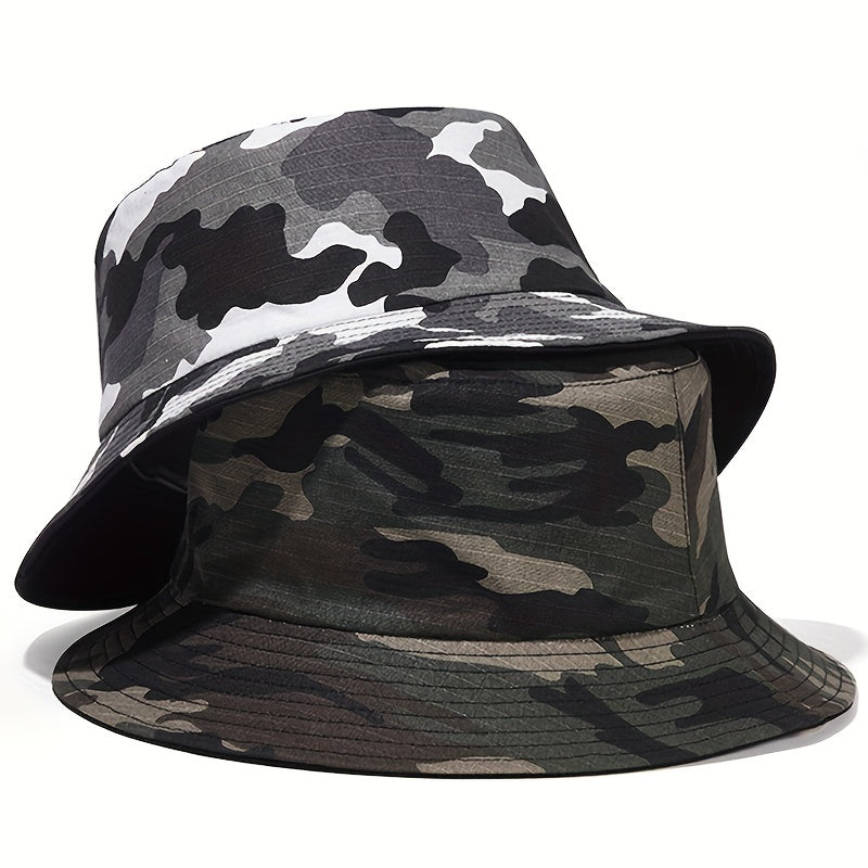 Camouflage Bucket Hat Men Women Fisherman Cap Outdoor Military Hat