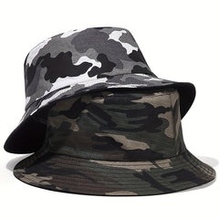 Camouflage Bucket Hat Men Women Fisherman Cap Outdoor Military Hat
