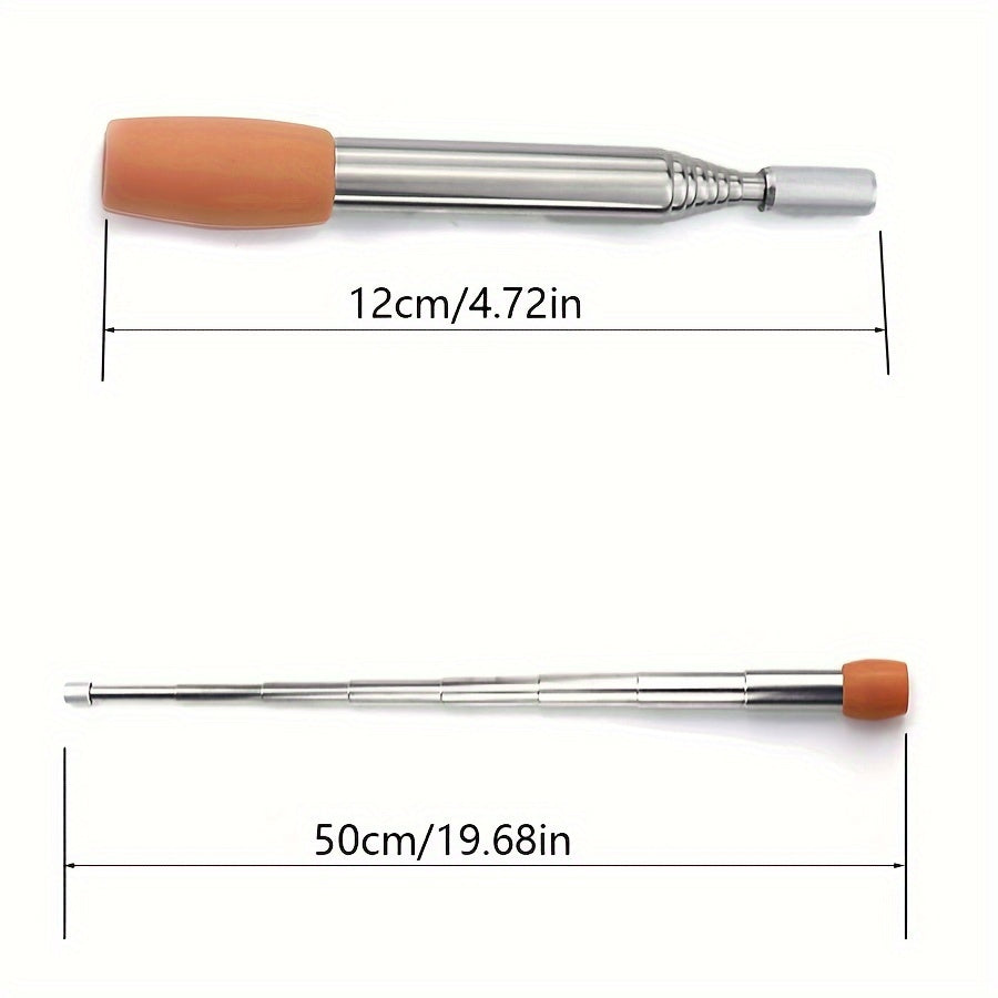 Stainless Steel Fire Blowing Tube for Outdoor Picnics