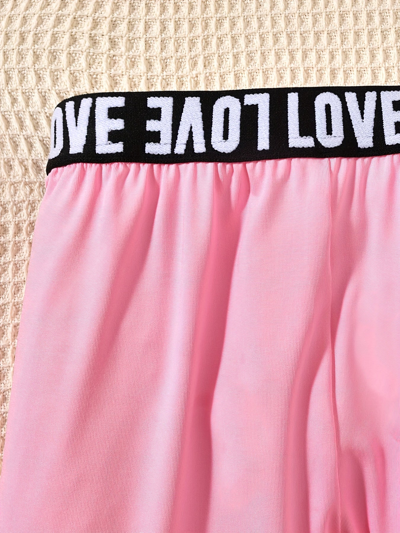 2pcs Girls Casual Leggings Pants For Kids Children Summer