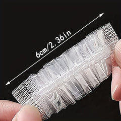 100pcs Disposable Earmuffs Ear Protectors For Hair Dying Bathing