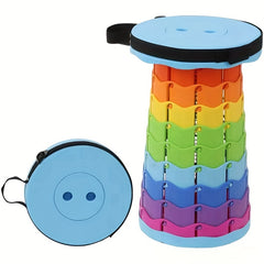 Portable Retractable Folding Stool Lightweight Telescopic Stool
