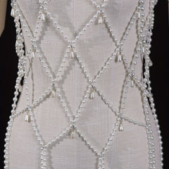 Bridal Faux Pearl Body Chain for Stylish Events