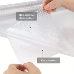 Frosted Mosaic Grid Privacy Glass Window Film