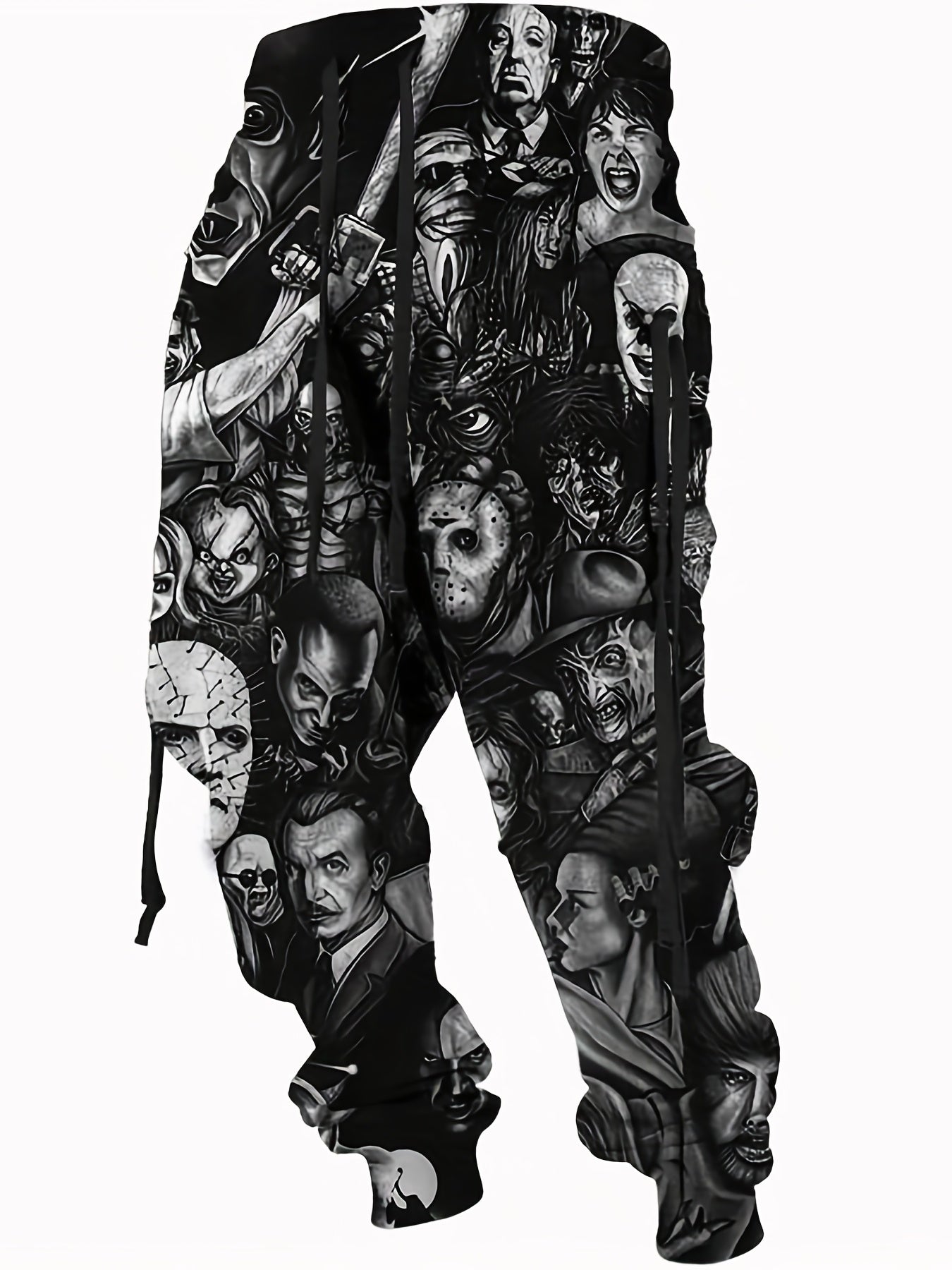Villains All Over Print Men's Comfy Jogger Pants
