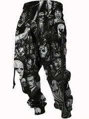 Villains All Over Print Men's Comfy Jogger Pants