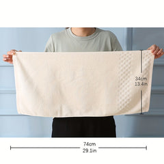 6pcs Fluffy Cotton Face Towel Absorbent Soft Bath Towel