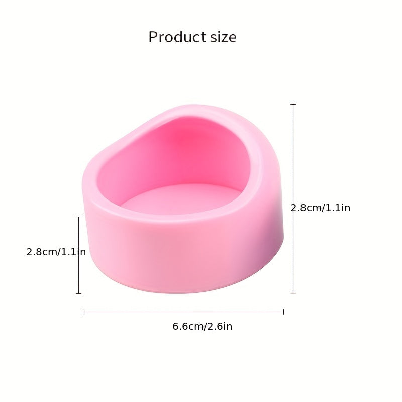 Hamster Plastic Food Bowl Pet Bird Bowl Food Box Thickened ABS Ceramic