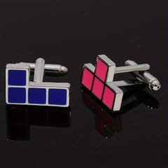 Square Cufflinks Cuff Nails Shirt Cufflinks Sleeves Studs Accessories