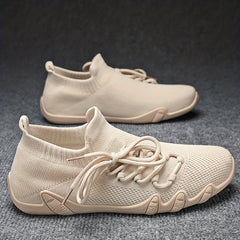 Men's Lightweight Knit Casual Shoes - Non Slip Sneakers