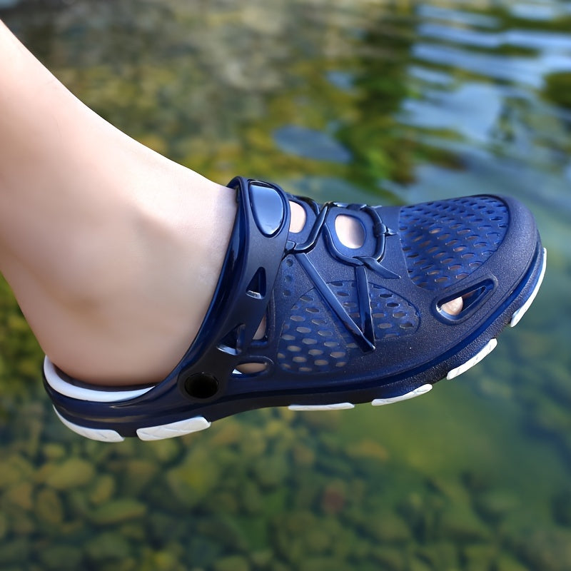 Fashionable Breathable Soft Non-slip Slippers Women's Outdoor Hole Shoes
