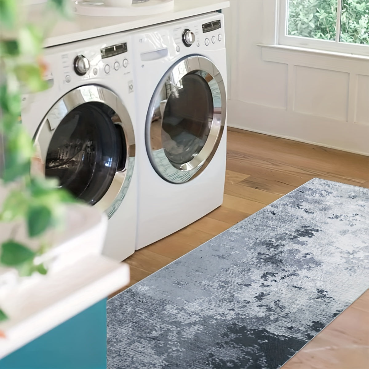 Soft Non-Slip Laundry Room Rug Stair Carpet Runner Machine Washable Hall Bedroom