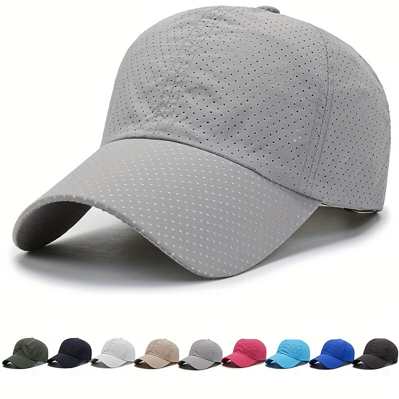 Men's Perforated Baseball Cap Spring Summer Sports Visor
