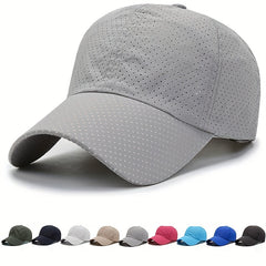 Men's Perforated Baseball Cap Spring Summer Sports Visor