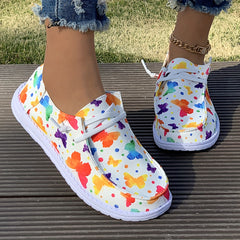 Women's Butterfly & Polka Dot Outdoor Skate Shoes