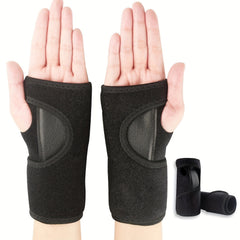 Outdoor Wrist Guards With Steel Plate Adjustable Band