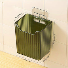 Wall Mounted Ginger Garlic Storage Basket Shelf