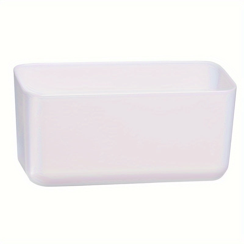 Office Wall Mounted Storage Box Pen Holder Large Capacity Adhesive Organizer