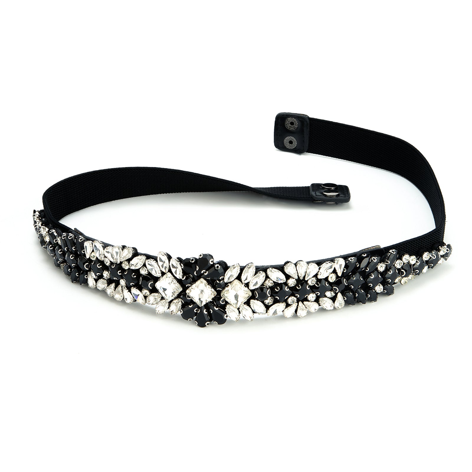Rhinestone Elastic Belt Vintage Wedding Party Waist Belt