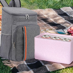 Large Capacity Thermal Backpack Waterproof Picnic Bag Leak-proof Cooling Bag