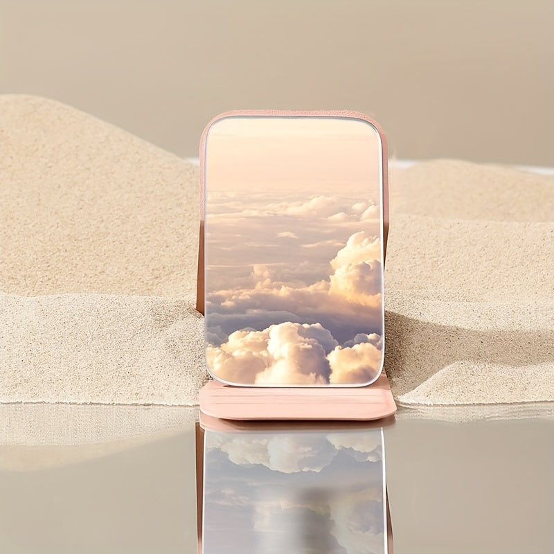 Portable Folding Makeup Mirror for Girls & Women