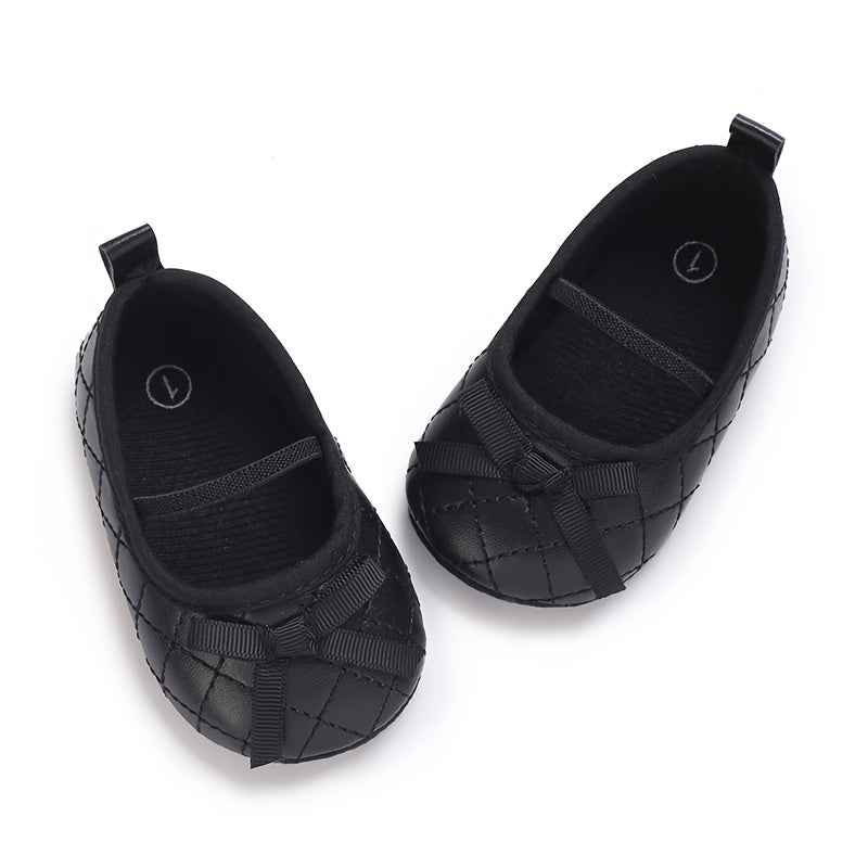 Baby Girls Solid Walking Shoes Non-slip Sneakers for Spring and Autumn