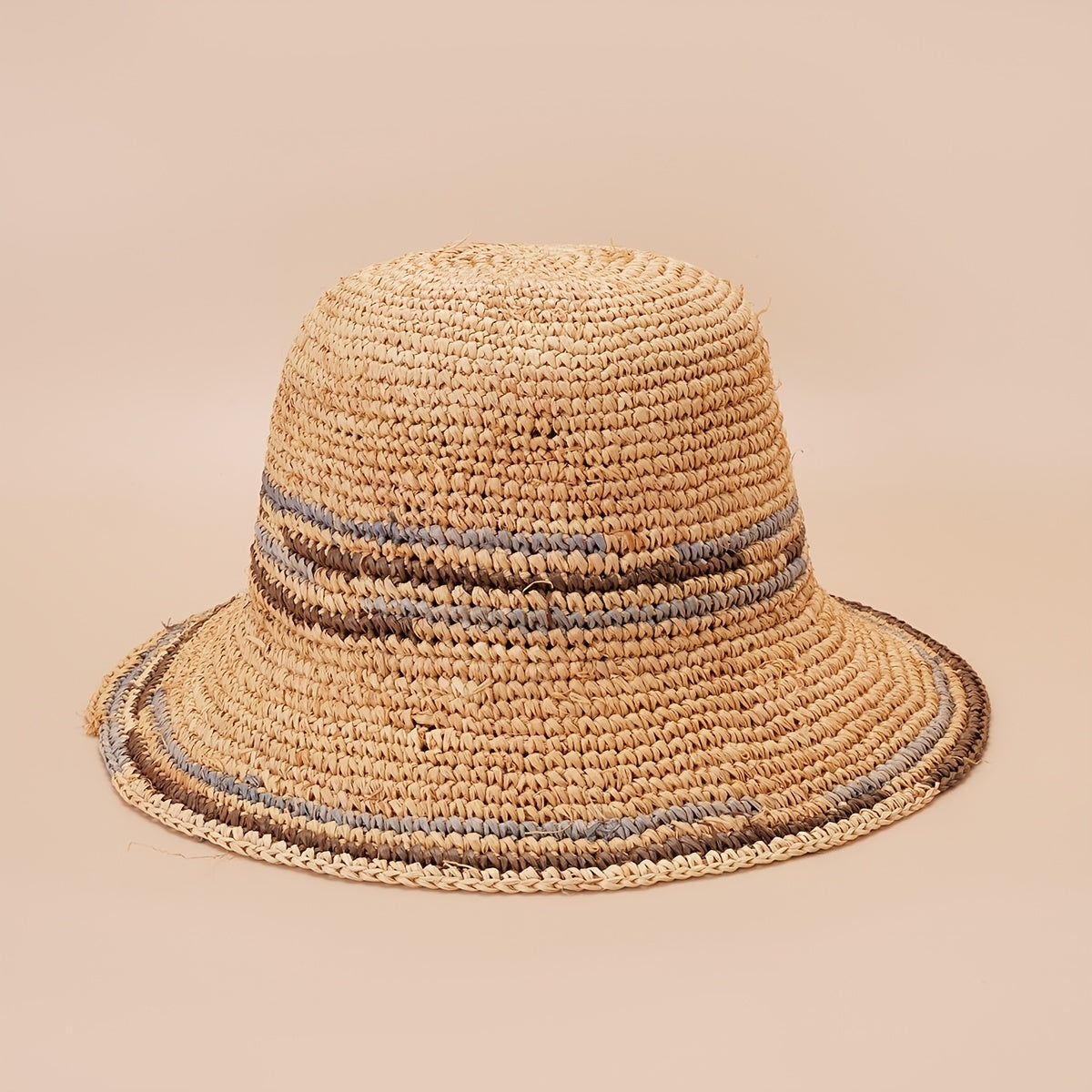 Ethnic Style Seaside Sun Hat Mens Womens Straw Sun Protection Hat
