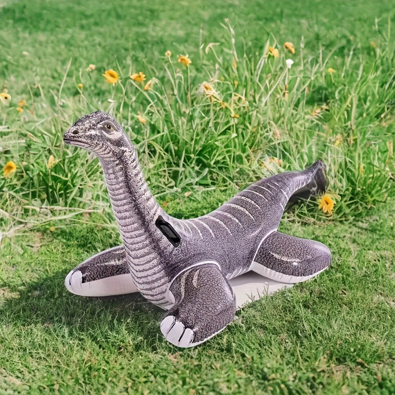 Durable PVC Realistic Dinosaur Inflatable Water Toy Grey