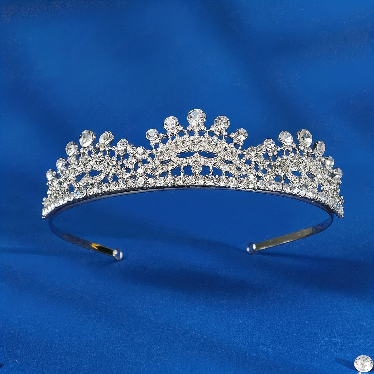 Baroque Wedding Crown and Queen Crowns Rhinestone Bridal Tiara
