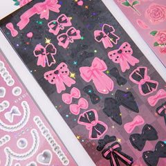30 Sheets Laser Alphabet Number Stickers for Scrapbooking