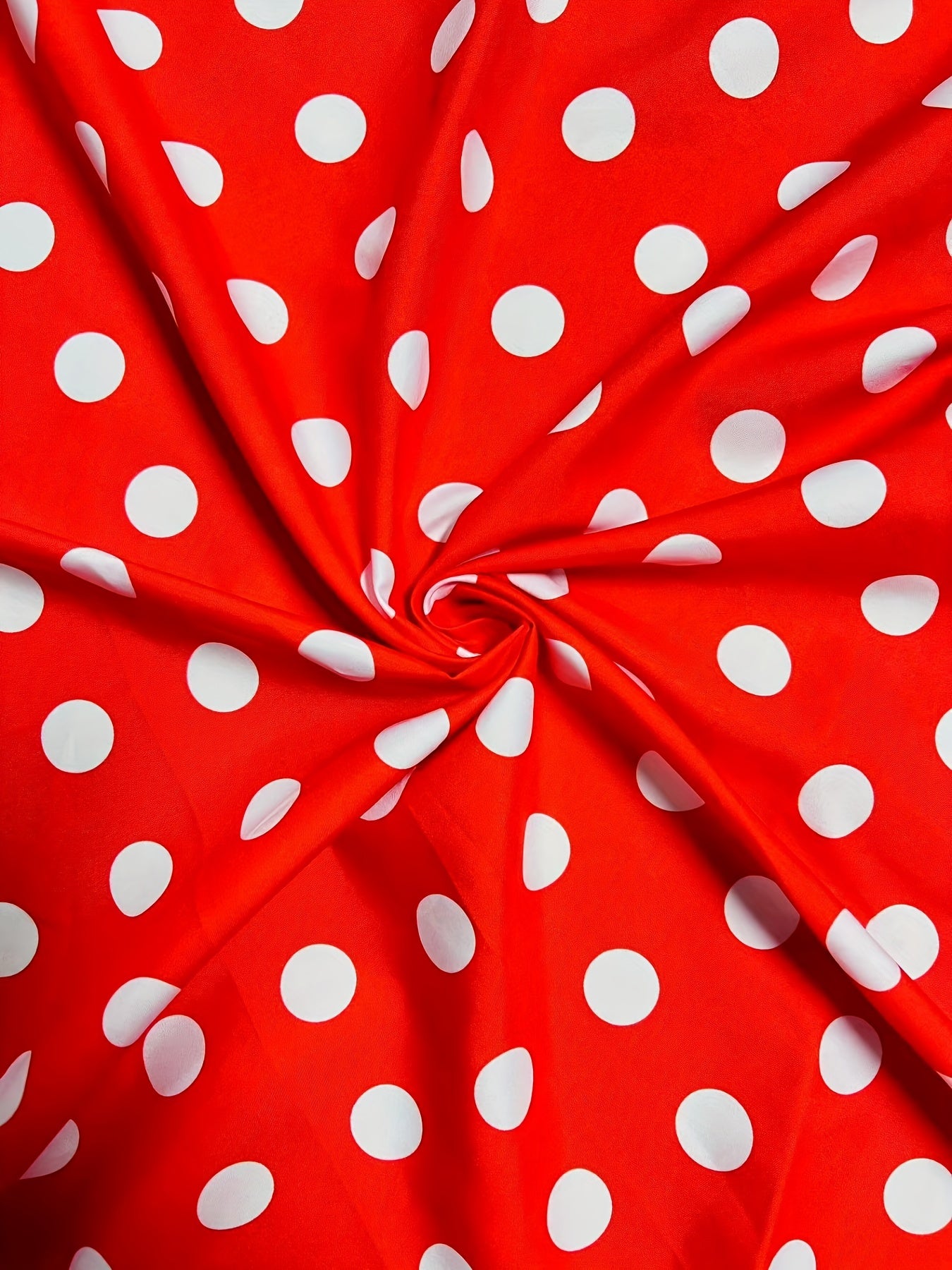Polka Dot A-line Swing Skirt