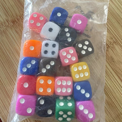 Acrylic Game Dice Set for Family Board Games