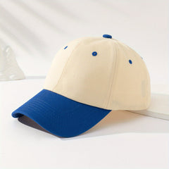 Casual Block Cap Sun Protection Comfortable Breathable Cap for Summer